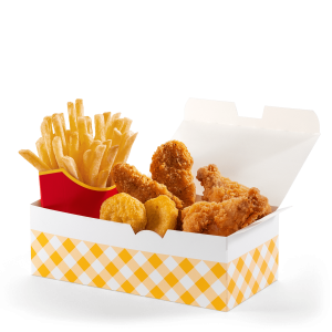 Snack box with wings