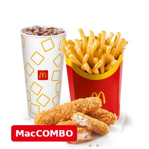 Chicken Strips 3 pcs.  Mac Combo Big