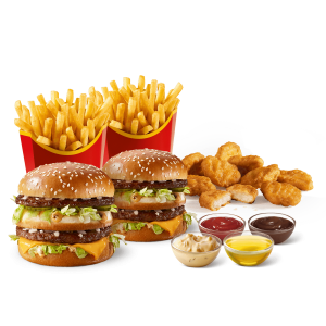 Big Mac Set (with Chicken McNuggets 9 pcs.)